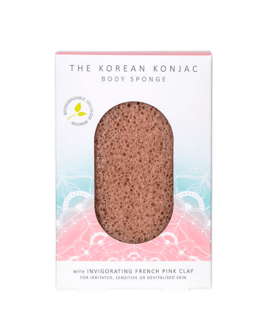 Mandala Body Sponge Pink Clay