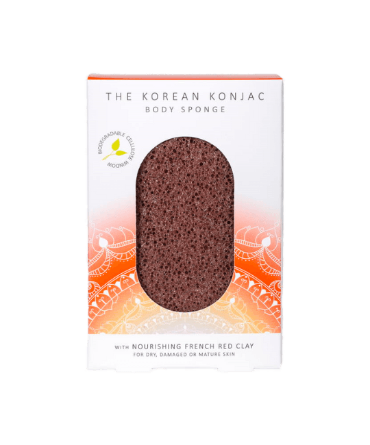 Mandala Body Sponge Red Clay